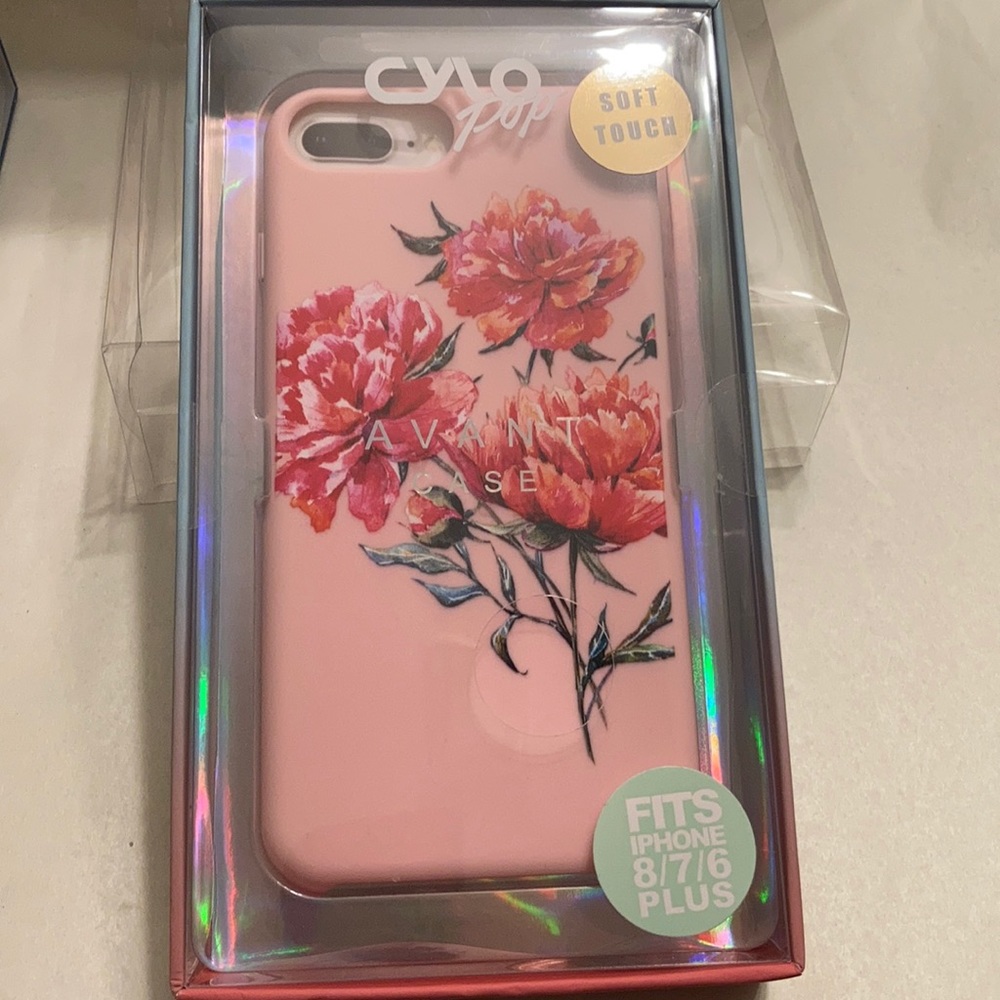 Pink Protective case cover for iPhone 8/7/6 plus